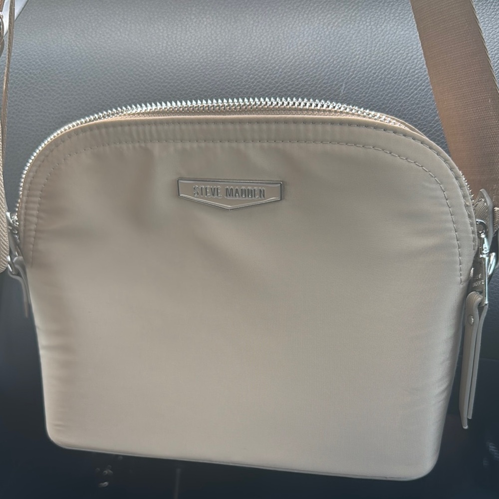 Steve Madden Beige Crossbody Bag